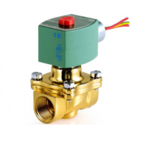 Solenoid Valve, Normally Closed,2-Way Brass 3-4 In